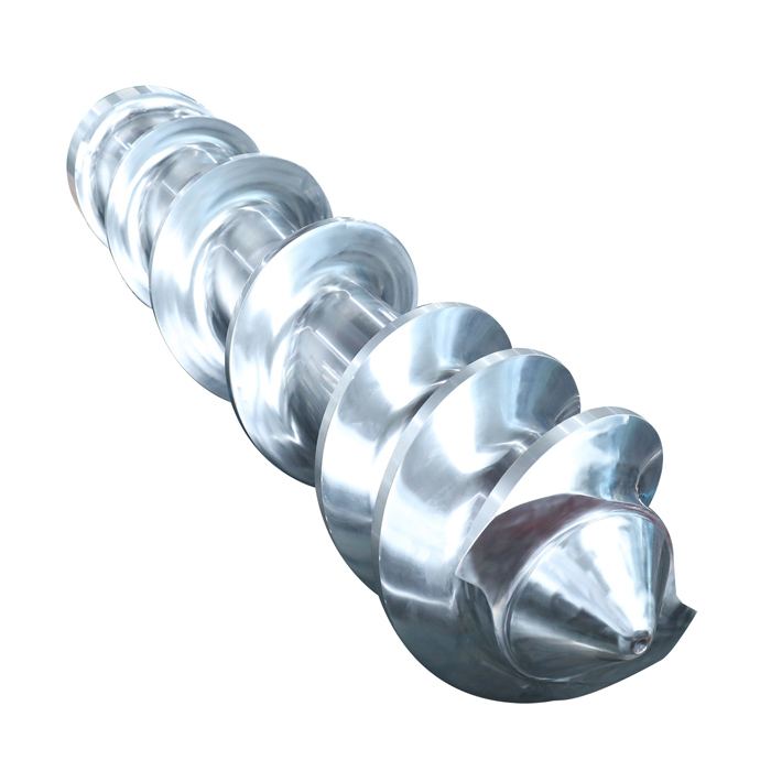Hot Feed rubberen extrusieschroef en vat